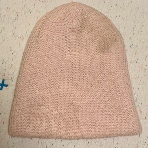 Elder Statesman St Kisser Cap Beanie Hat Baby Pink Ultra Thick Cashmere